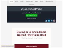 Tablet Screenshot of dreamhomesbyjodi.com